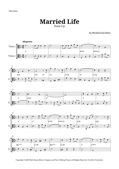 Married Life (arr. Langanho)