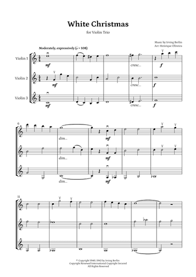 White Christmas (arr. Henrique Oliveira)