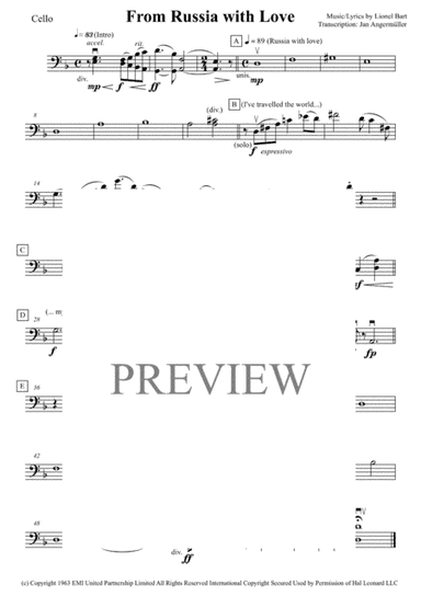 From Russia With Love (arr. Jan Angermüller)