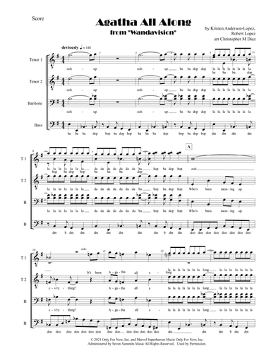 Agatha All Along (arr. Christopher M. Diaz)