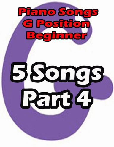 Piano songs in G position part 4