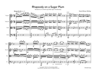 Rhapsody on a Sugar Plum (arr. David Moser McKay)
