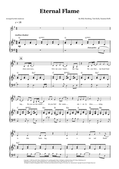 Eternal Flame (arr. Rich Anderson)