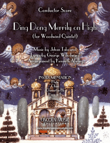 Ding Dong Merrily on High (for Woodwind Quintet) (arr. Kenneth Abeling)