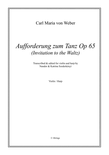 Invitation to the Waltz for violin & harp (arr. N. Szederkenyi)