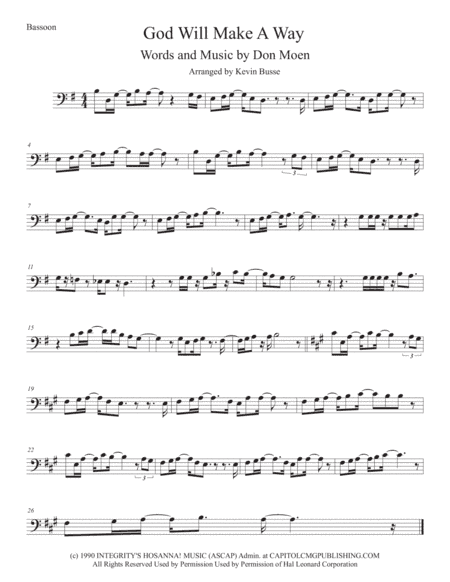 God Will Make A Way (arr. Kevin Busse)