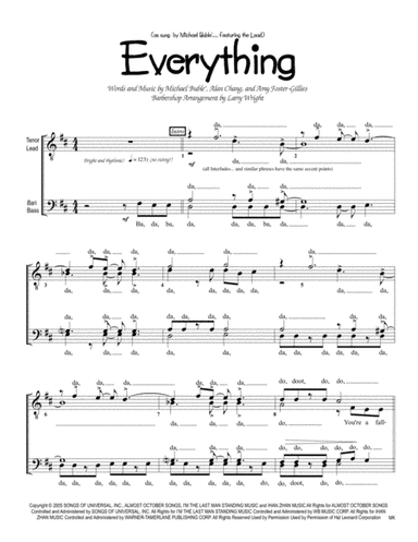 Everything (arr. Larry Wright)
