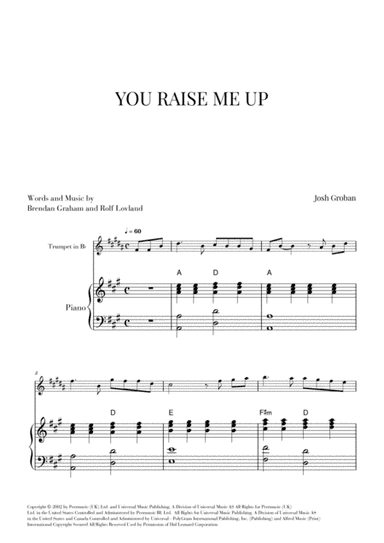 You Raise Me Up (arr. Cadenza Editions)