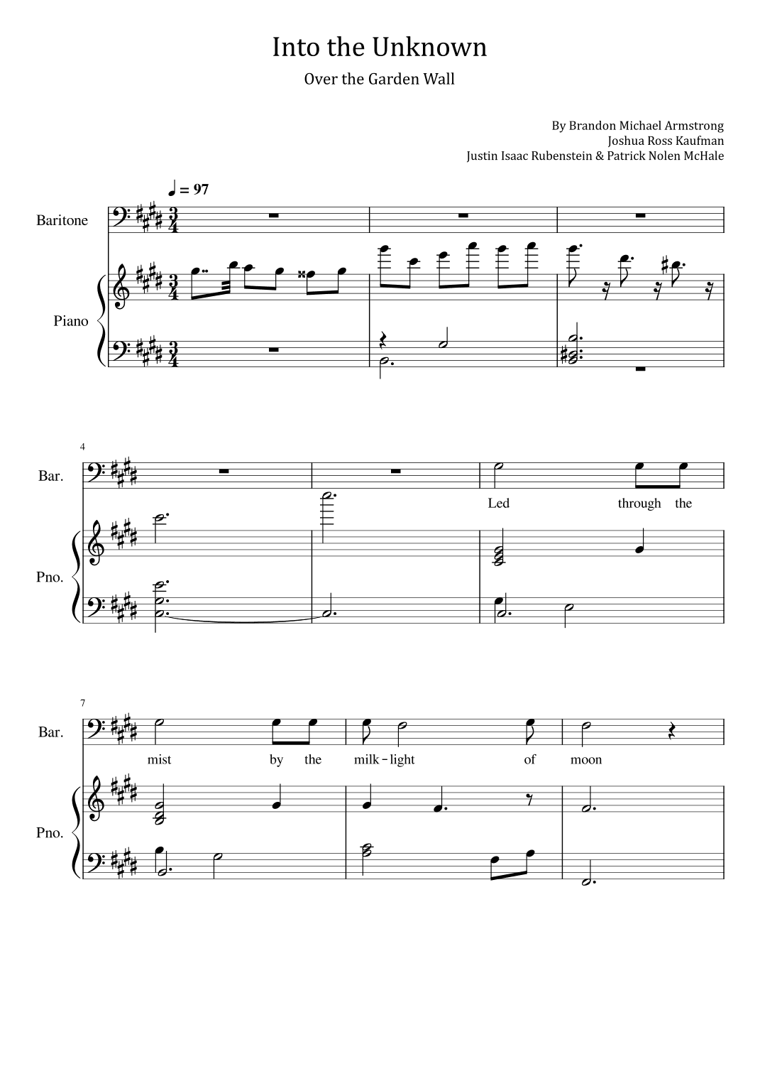 Over The Garden Wall (arr. poon)