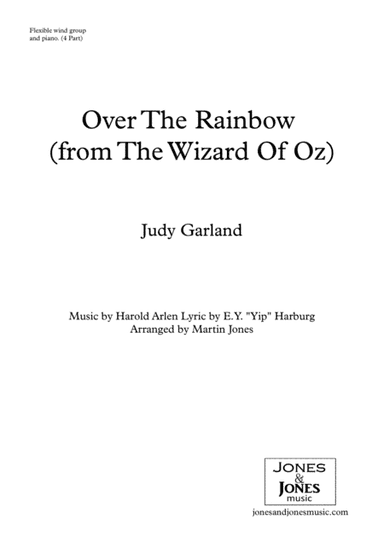 Over The Rainbow (from The Wizard Of Oz) (arr. Martin Jones)
