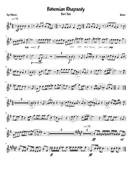 Bohemian Rhapsody (arr. Sean (Vyrl Music))