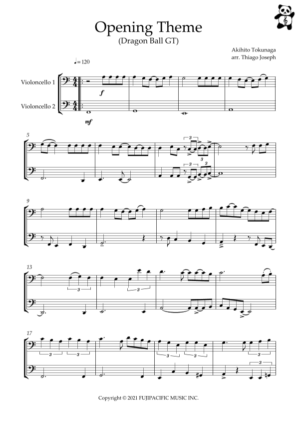 Dragon Ball Gt (arr. Thiago Joseph)
