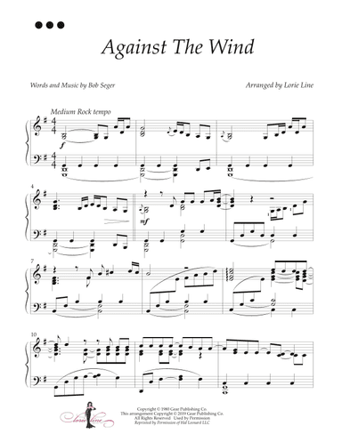Against The Wind (arr. Lorie Line)