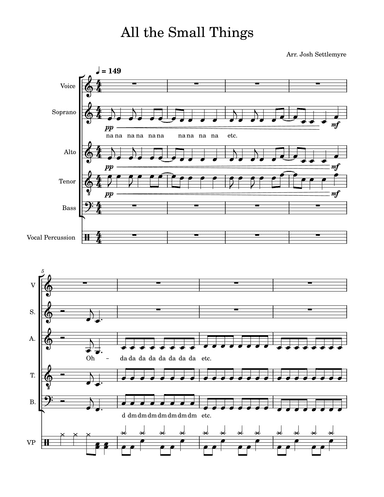 All The Small Things (arr. Josh Settlemyre)