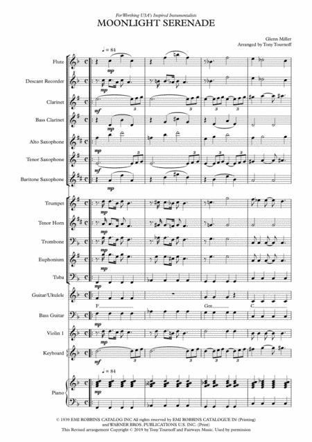 Moonlight Serenade (arr. Tony Tournoff)