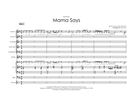 Mama Says (arr. Matt Amy)
