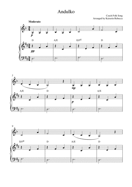 Andulko (arr. Kaiserin Rebecca)