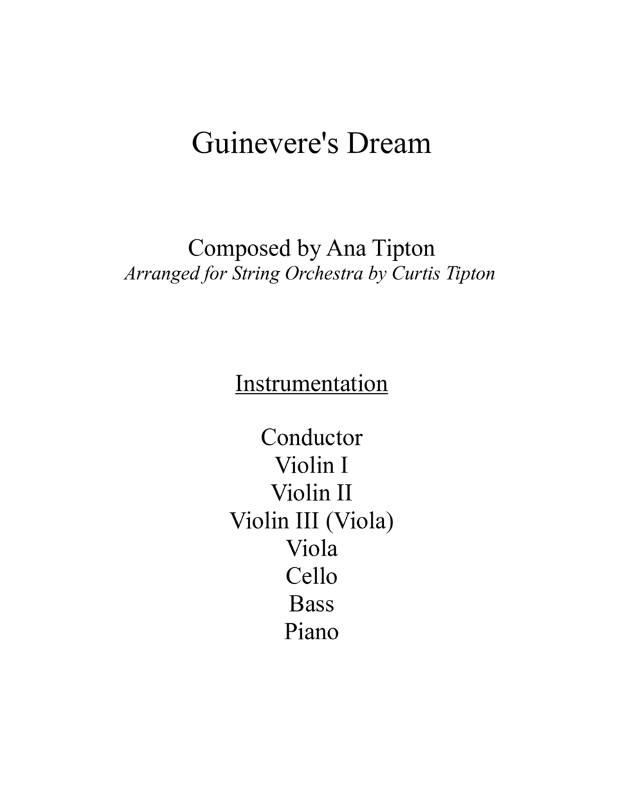 Guinevere's Dream