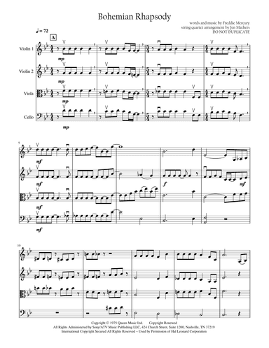 Bohemian Rhapsody (arr. Jen Mathers)