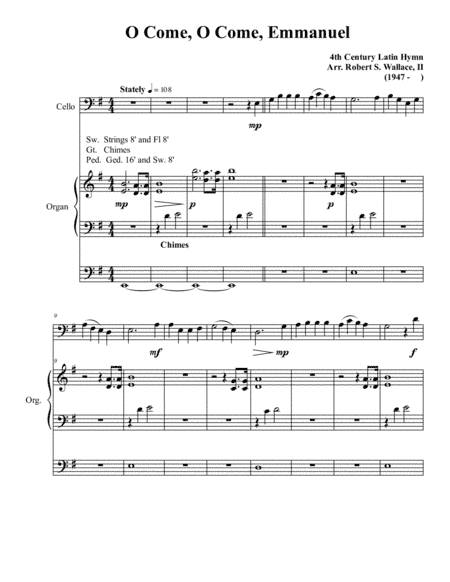 O Come, O Come, Emmanuel (arr. RobertSWallace2)