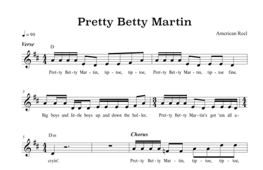 Pretty Betty Martin (arr. Riverside Guitar School)