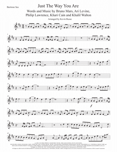 Just The Way You Are (arr. Kevin Busse)