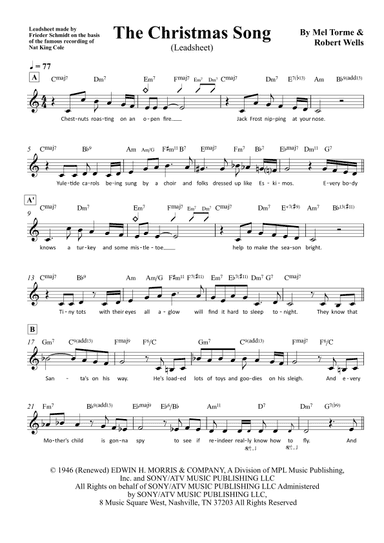 The Christmas Song (chestnuts Roasting On An Open Fire) (arr. Frieder Schmidt)