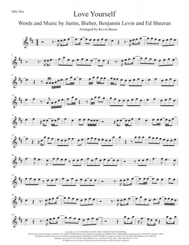 Love Yourself (arr. Kevin Busse)
