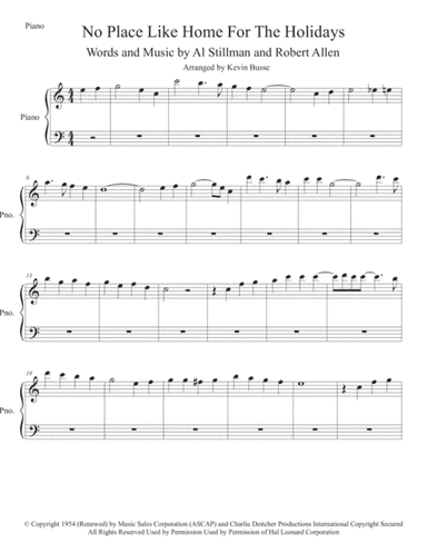 (There's No Place Like) Home For The Holidays (arr. Kevin Busse)