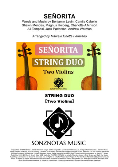 Senorita (arr. Marcelo Onetta Fermiano)