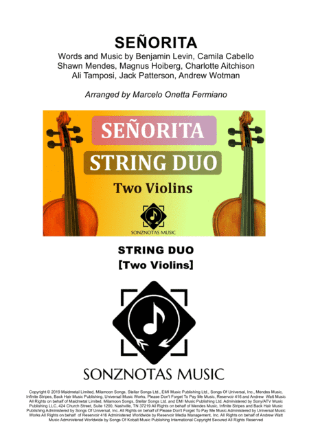Senorita (arr. Marcelo Onetta Fermiano)