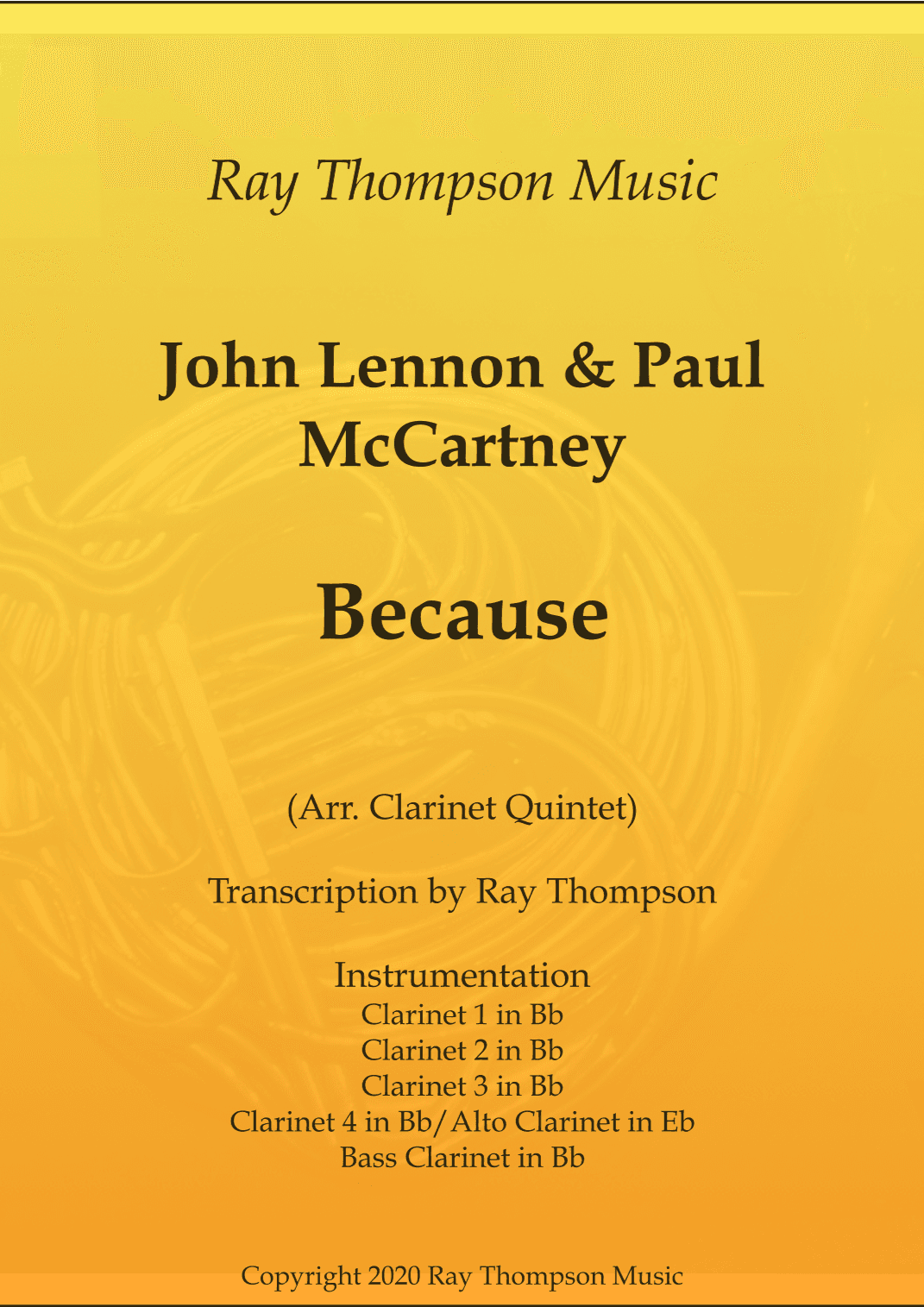 Because (arr. Ray Thompson)