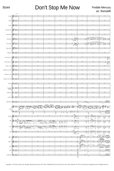Don't Stop Me Now (arr. Robert Ramskill)