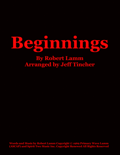 Beginnings (arr. Jeff Tincher)