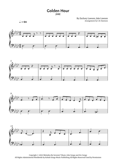 Golden Hour (arr. C. B. Harrison)