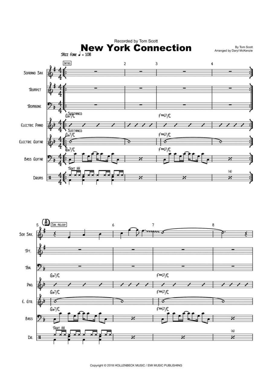 New York Connection (arr. Daryl McKenzie)