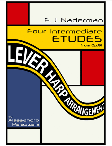 Four Intermediate Etudes from op.91 arr. for lever harp (arr. Alessandro Palazzani)