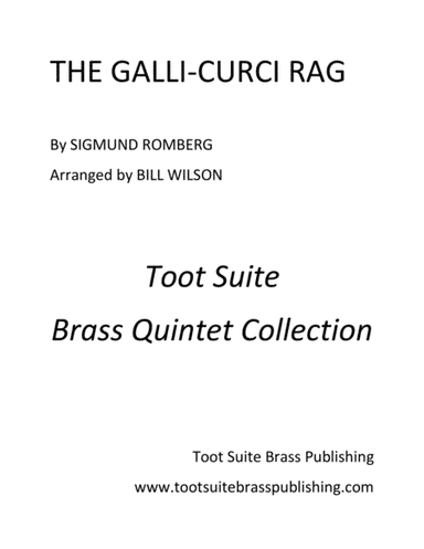 The Galli-Curci Rag (arr. Bill Wilson)
