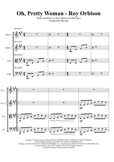Oh, Pretty Woman (arr. Marmpy Music Ltd)