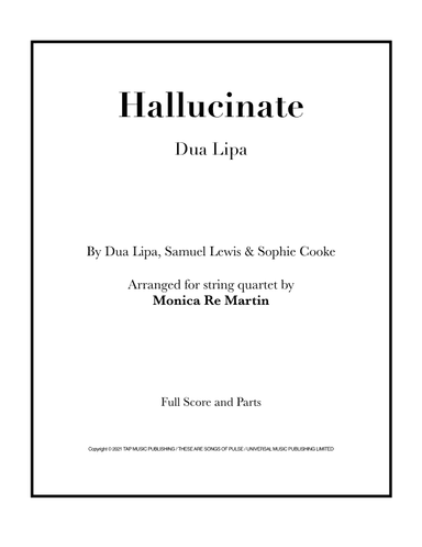 Hallucinate (arr. Monica Re Martin)