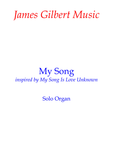 My Song (Is Love Unknown)
