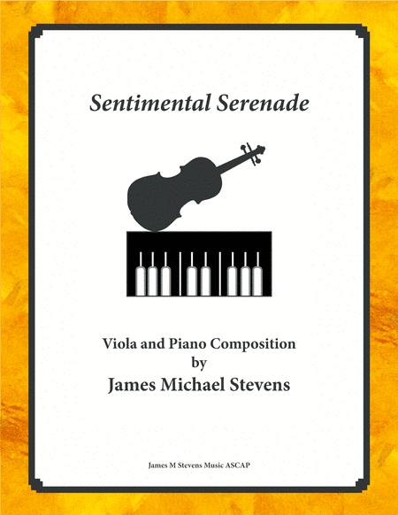 Sentimental Serenade - Viola & Piano