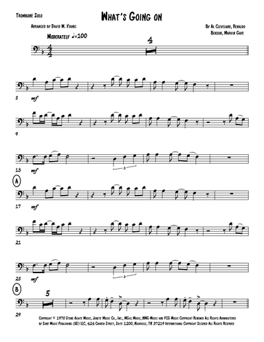 What's Going On (arr. David W. Young)