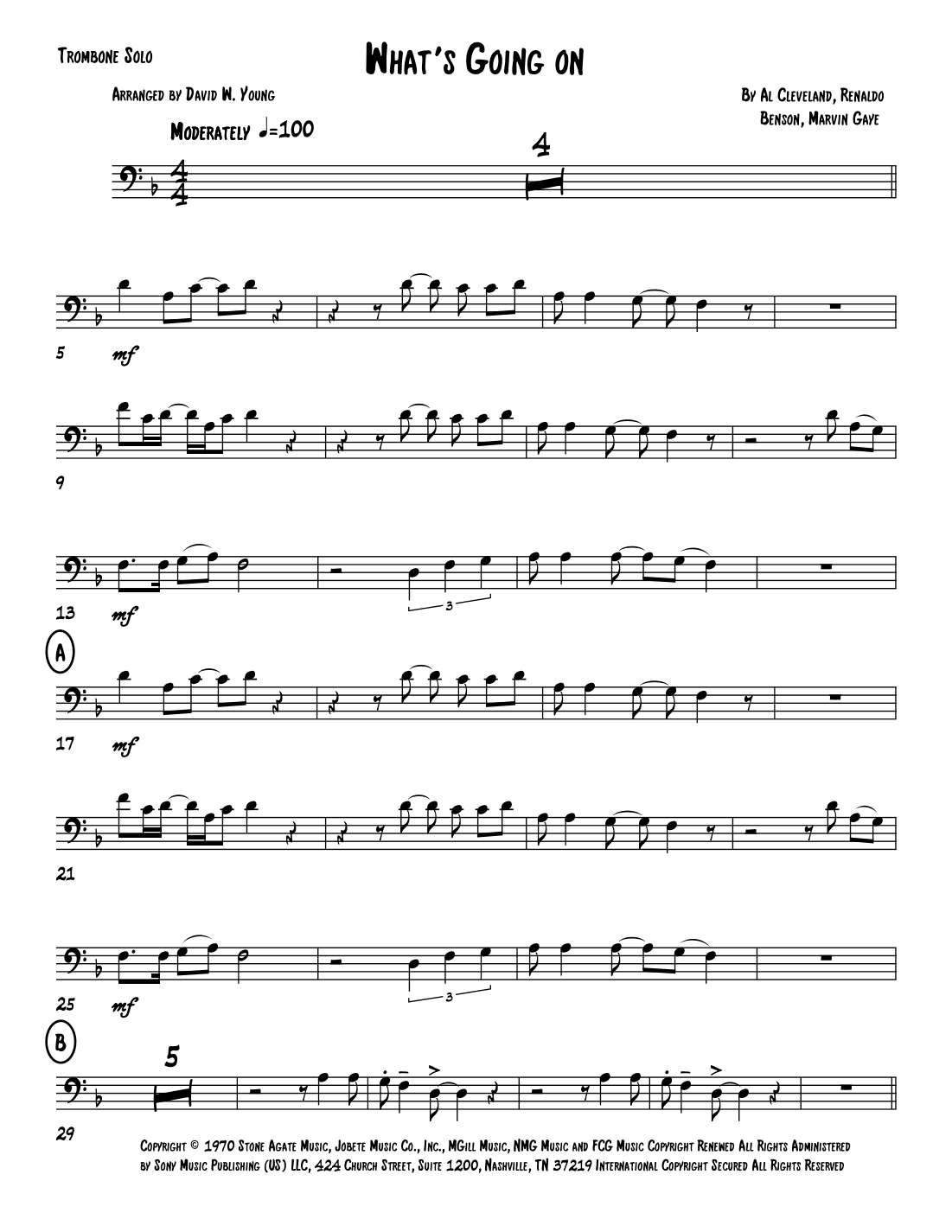 What's Going On (arr. David W. Young)