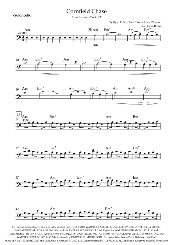 Cornfield Chase (arr. Fabio Britto)
