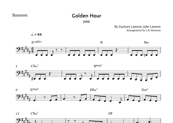 Golden Hour (arr. C. B. Harrison)