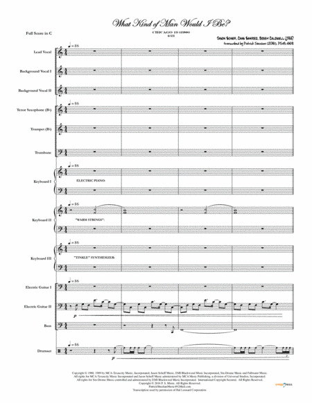What Kind Of Man Would I Be? (arr. Patrick Sheehan)