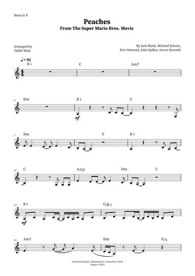 Peaches (arr. Valdir Maia)