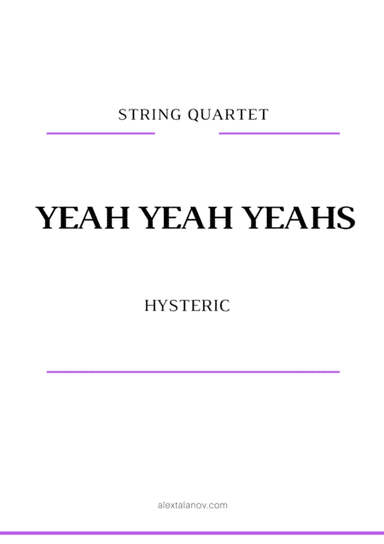 Hysteric (arr. Alex Talanov)