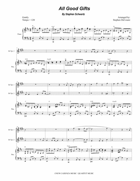 All Good Gifts (arr. Stephen DeCesare)